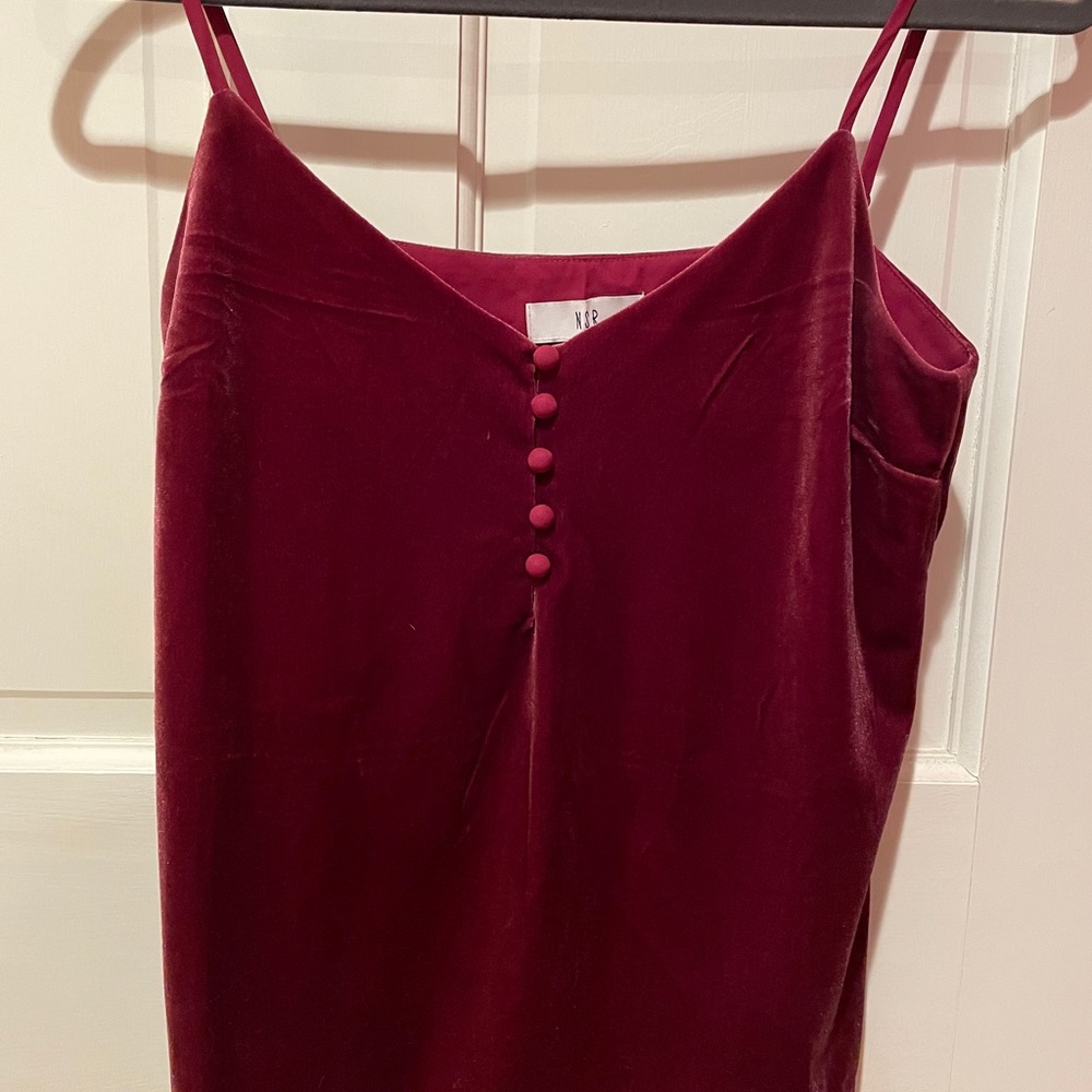 NSR Velvet tank top